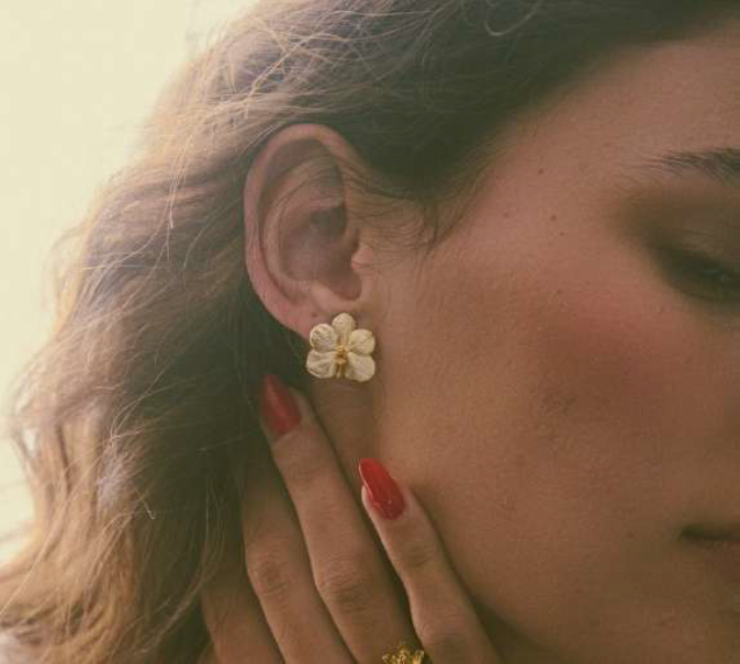 Mini Vanda Orchid Studs