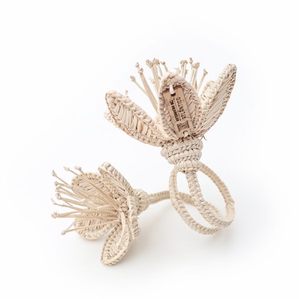 Flores Envolvente Natural Napkin Rings (Set of 4)