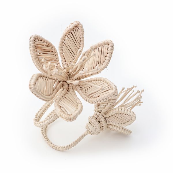 Flores Envolvente Natural Napkin Rings (Set of 4)