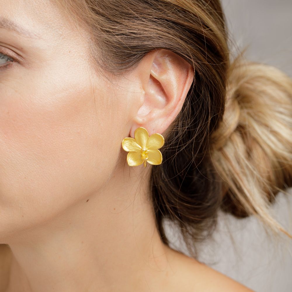 Mini Vanda Orchid Studs